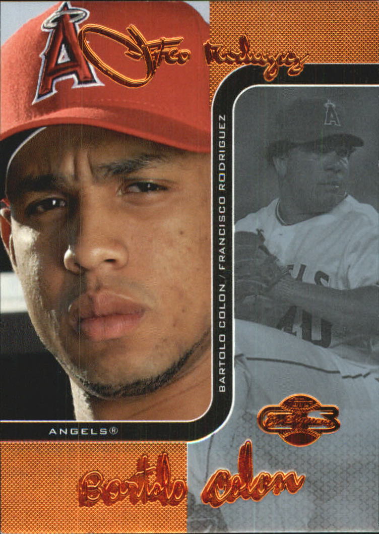 2006 Topps Co-Signers Changing Faces Blue #34A Francisco Rodriguez/Bartolo Colon