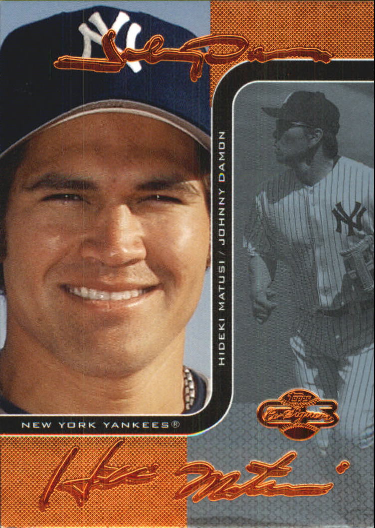 2006 Topps Co-Signers Changing Faces Blue #47A Johnny Damon/Alex Rodriguez