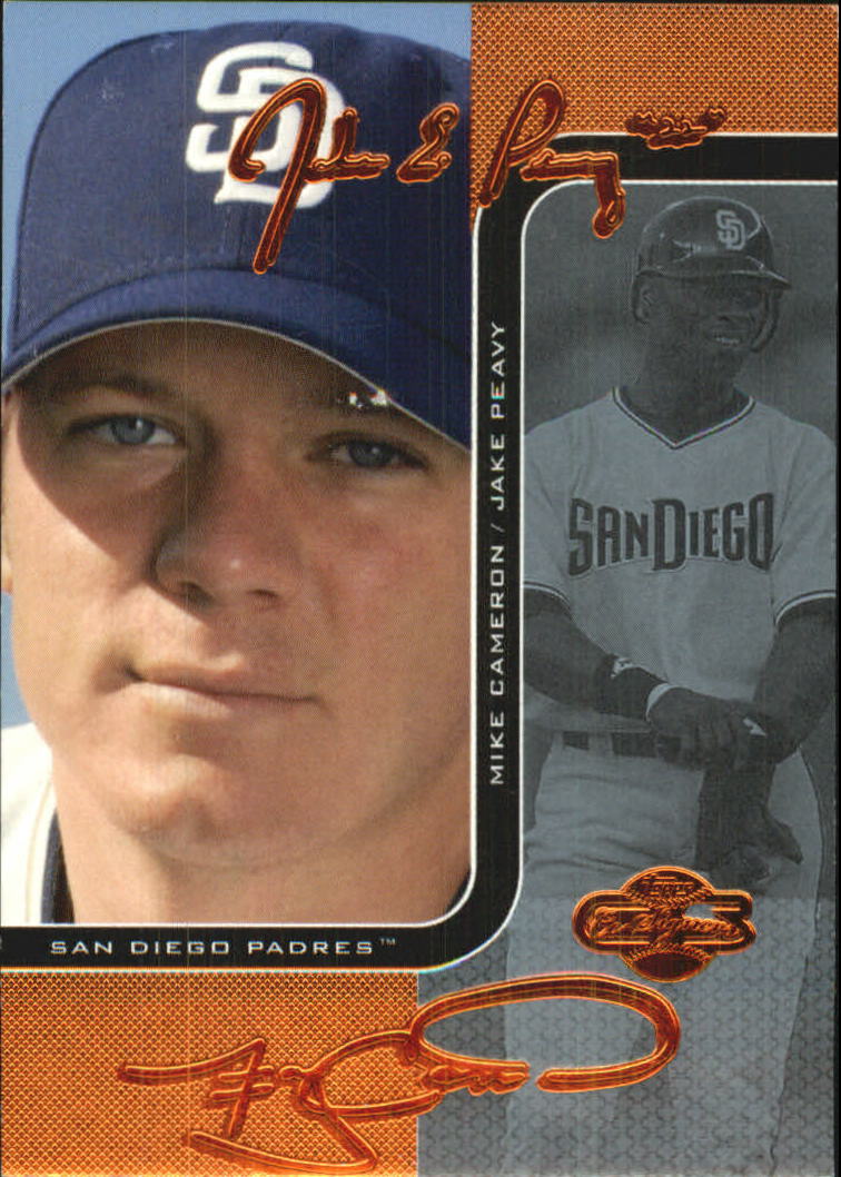 2006 Topps Co-Signers Changing Faces Blue #51A Jake Peavy/Brian Giles