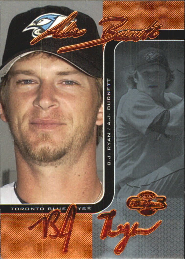 2006 Topps Co-Signers Changing Faces Blue #79A A.J. Burnett/Troy Glaus