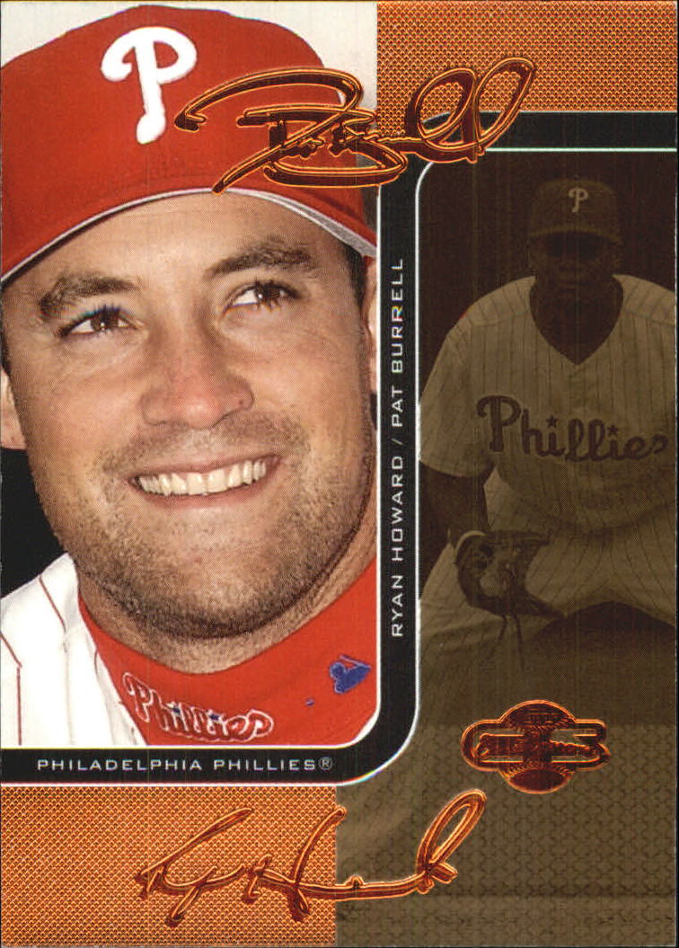 2006 Topps Co-Signers Changing Faces Gold #86A Pat Burrell/Ryan Howard
