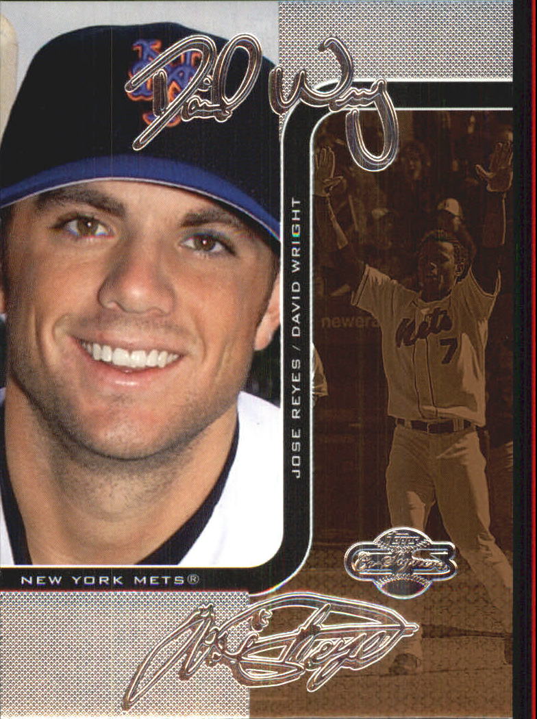 2006 Topps Co-Signers Changing Faces Silver Bronze #14A David Wright/Jose Reyes
