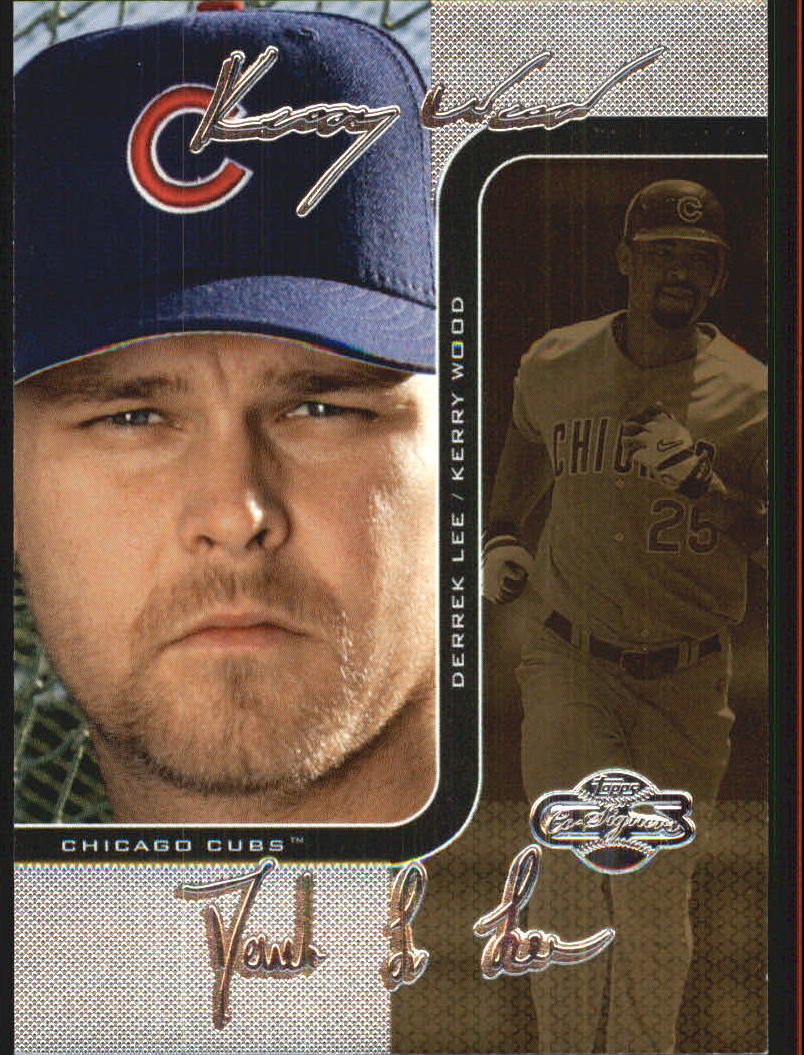 2006 Topps Co-Signers Changing Faces Silver Gold #67C Kerry Wood/Derrek Lee