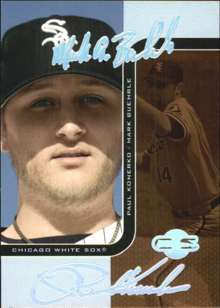 2006 Topps Co-Signers Changing Faces HyperSilver Bronze #53A Mark Buehrle/Paul Konerko