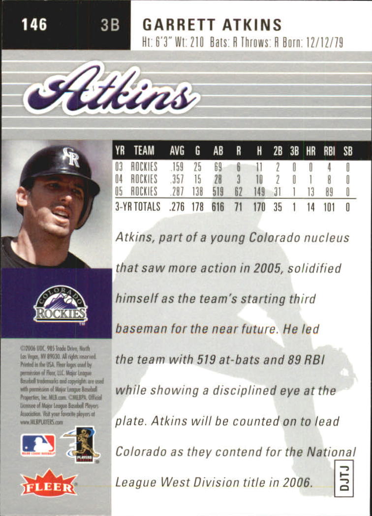 2006 Ultra (Fleer) Baseball "Main Set" Cards - Picture 39 of 59