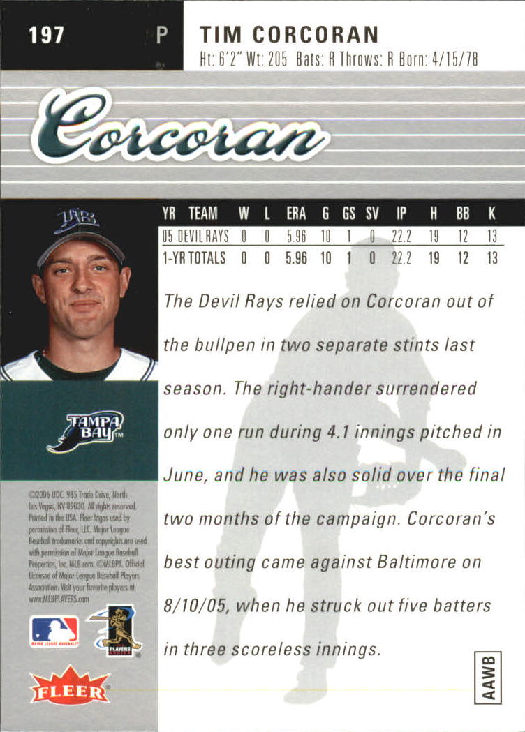 2006 Ultra (Fleer) Baseball "Main Set" Cards - Picture 53 of 59