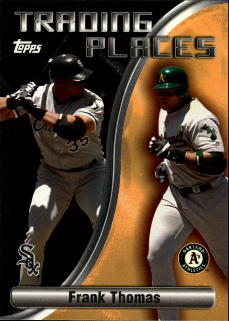2006 Topps Trading Places #FT Frank Thomas