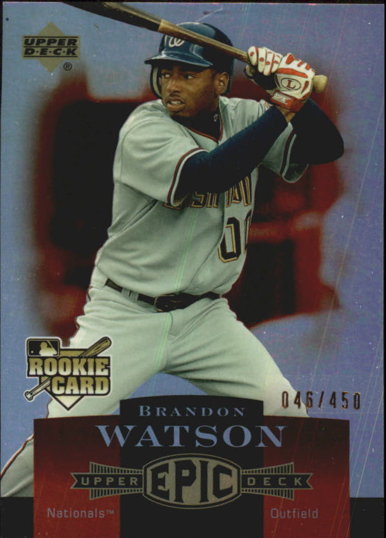 2006 Upper Deck Epic #123 Brandon Watson (RC)