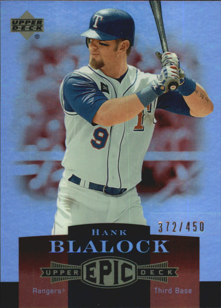 2006 Upper Deck Epic #248 Hank Blalock
