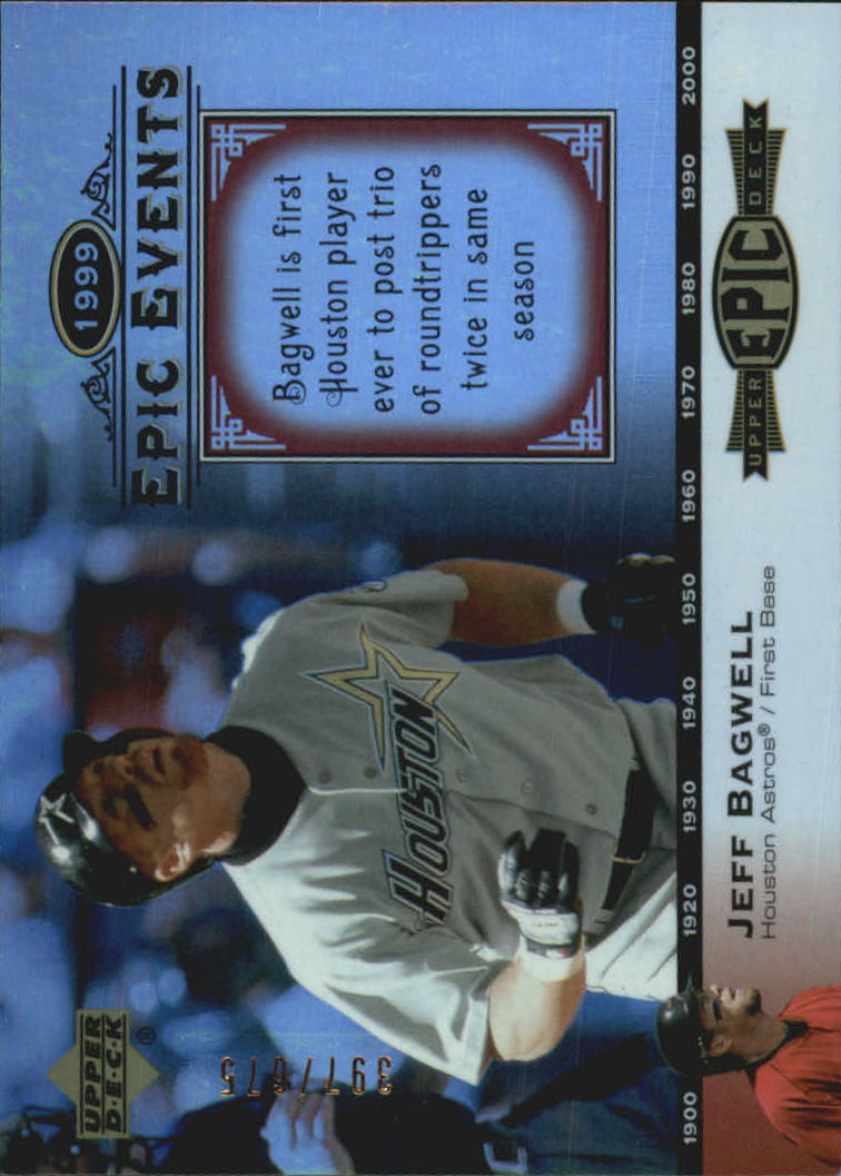 2006 Upper Deck Epic Events #EE70 Jeff Bagwell