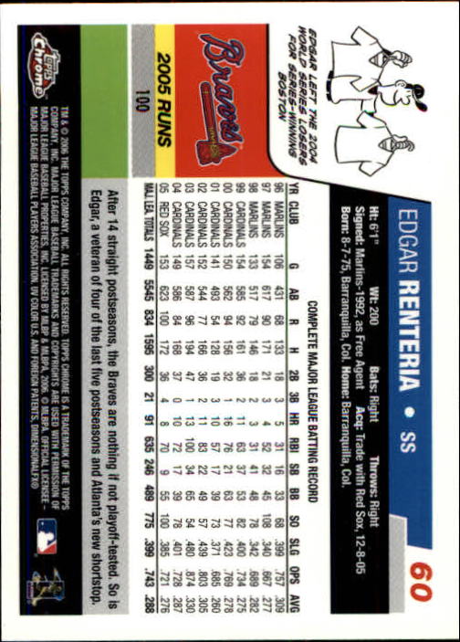 A2138- 2006 Topps Chrome BB Card #s 1-250 +Rookies -You Pick- 15+ FREE US SHIP - Picture 77 of 343