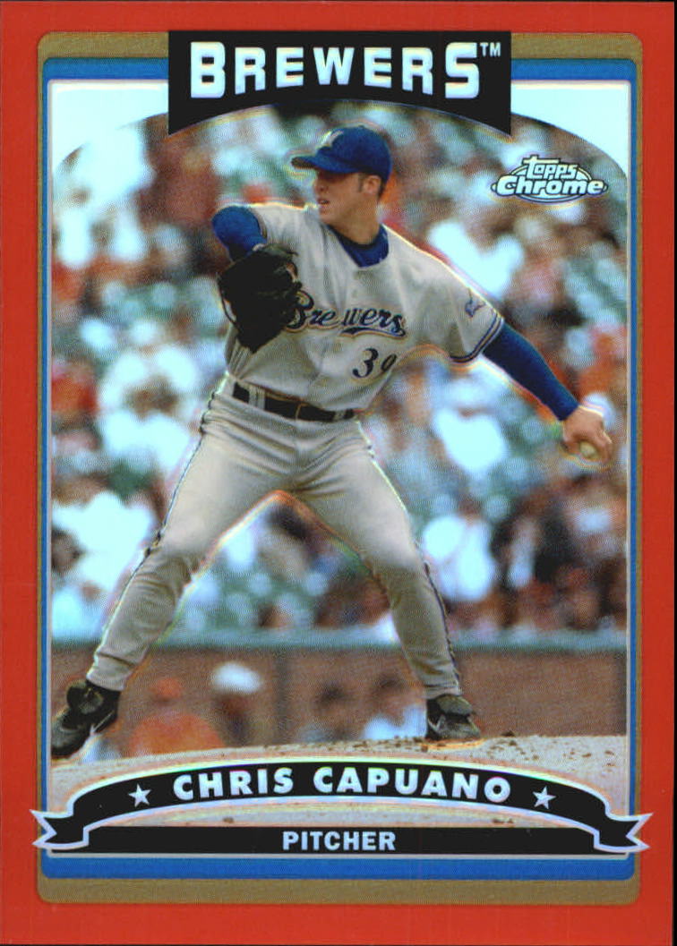 2006 Topps Chrome Red Refractors #141 Chris Capuano