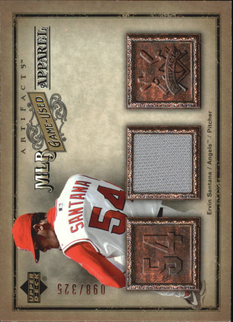 2006 Artifacts MLB Game-Used Apparel #ES Ervin Santana Jsy/325