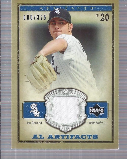 2006 Artifacts MLB Game-Used Apparel #GA Jon Garland Jsy/325