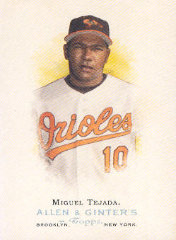 2006 Topps Allen and Ginter #12 Miguel Tejada