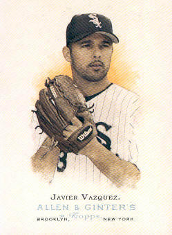 2006 Topps Allen and Ginter #28 Javier Vazquez