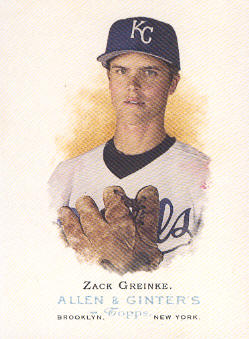 2006 Topps Allen and Ginter #38 Zack Greinke