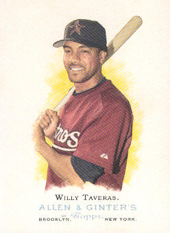 2006 Topps Allen and Ginter #58 Willy Taveras SP
