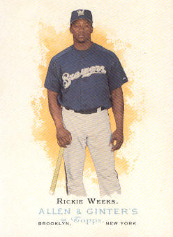 2006 Topps Allen and Ginter #68 Rickie Weeks