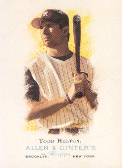2006 Topps Allen and Ginter #128 Todd Helton