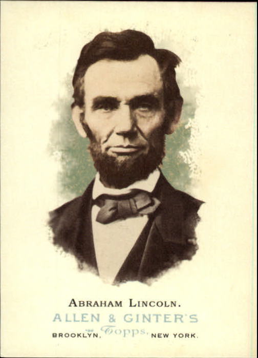 2006 Topps Allen and Ginter #328 Abraham Lincoln
