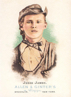 2006 Topps Allen and Ginter #349 Jesse James