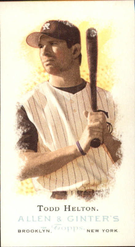2006 Topps Allen and Ginter Mini #128 Todd Helton