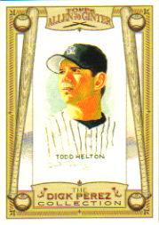 2006 Topps Allen and Ginter Dick Perez #9 Todd Helton