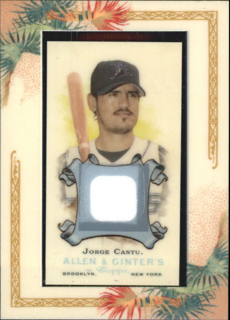 2006 Topps Allen and Ginter Relics #JC Jorge Cantu Jsy E