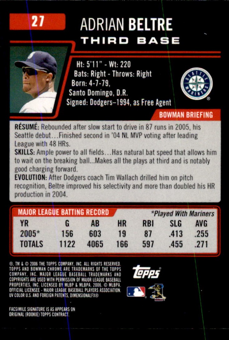 A2101- 2006 Bowman Chrome BB Cards 1-220 +Inserts -You Pick- 15+ FREE US SHIP - Picture 49 of 361