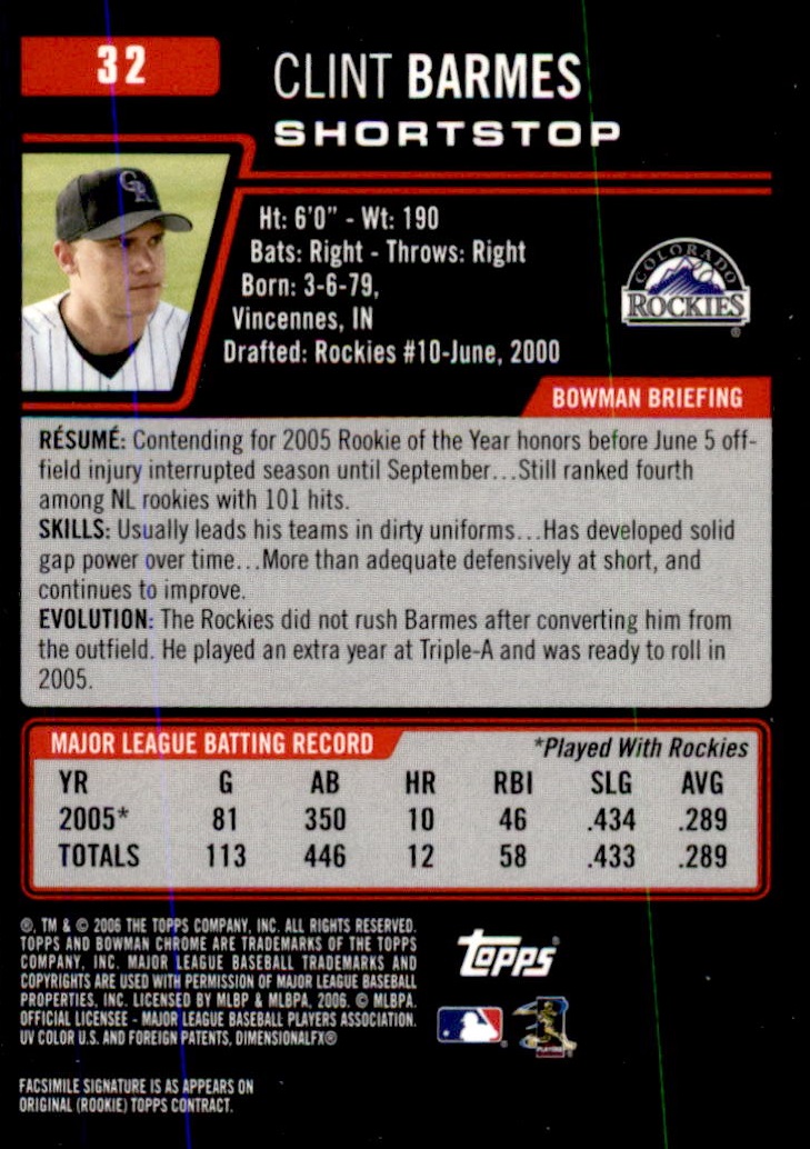 A2101- 2006 Bowman Chrome BB Cards 1-220 +Inserts -You Pick- 15+ FREE US SHIP - Picture 59 of 361