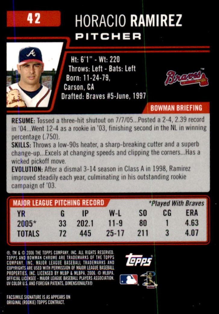 A2101- 2006 Bowman Chrome BB Cards 1-220 +Inserts -You Pick- 15+ FREE US SHIP - Picture 79 of 361