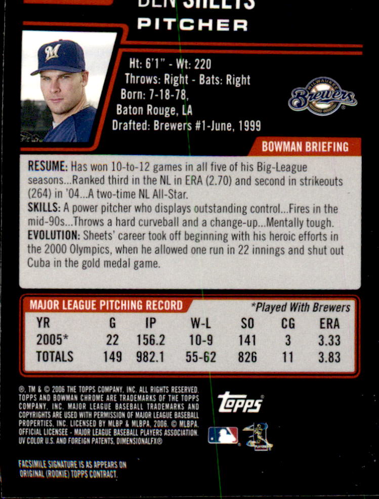 A2101- 2006 Bowman Chrome BB Cards 1-220 +Inserts -You Pick- 15+ FREE US SHIP - Picture 81 of 361