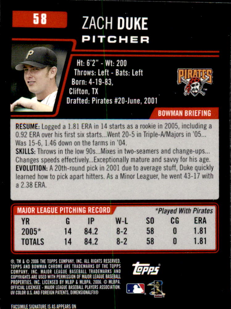 A2101- 2006 Bowman Chrome BB Cards 1-220 +Inserts -You Pick- 15+ FREE US SHIP - Picture 109 of 361