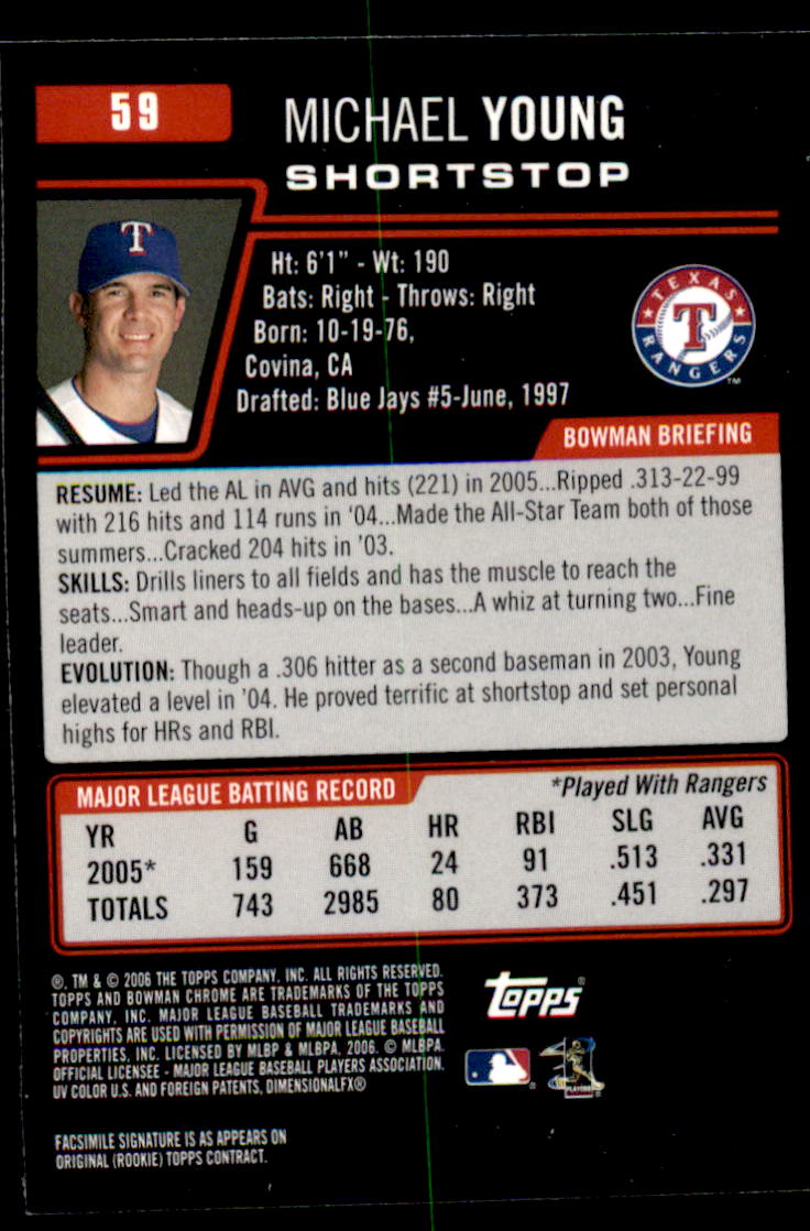 A2101- 2006 Bowman Chrome BB Cards 1-220 +Inserts -You Pick- 15+ FREE US SHIP - Picture 111 of 361