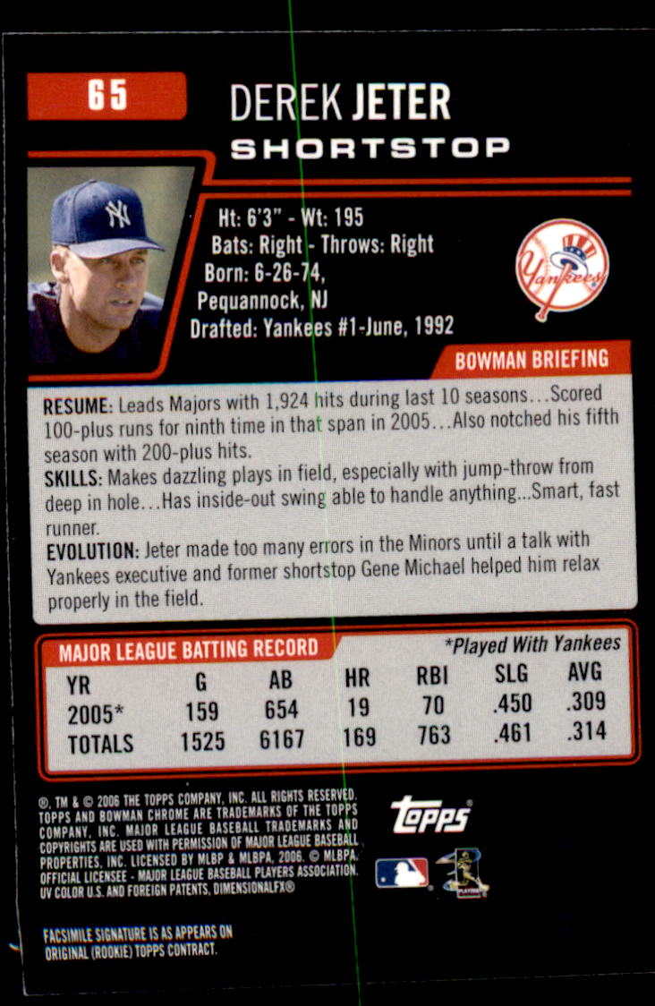 2006 Bowman Chrome Baseball Card Pick (Base) - Picture 129 of 432