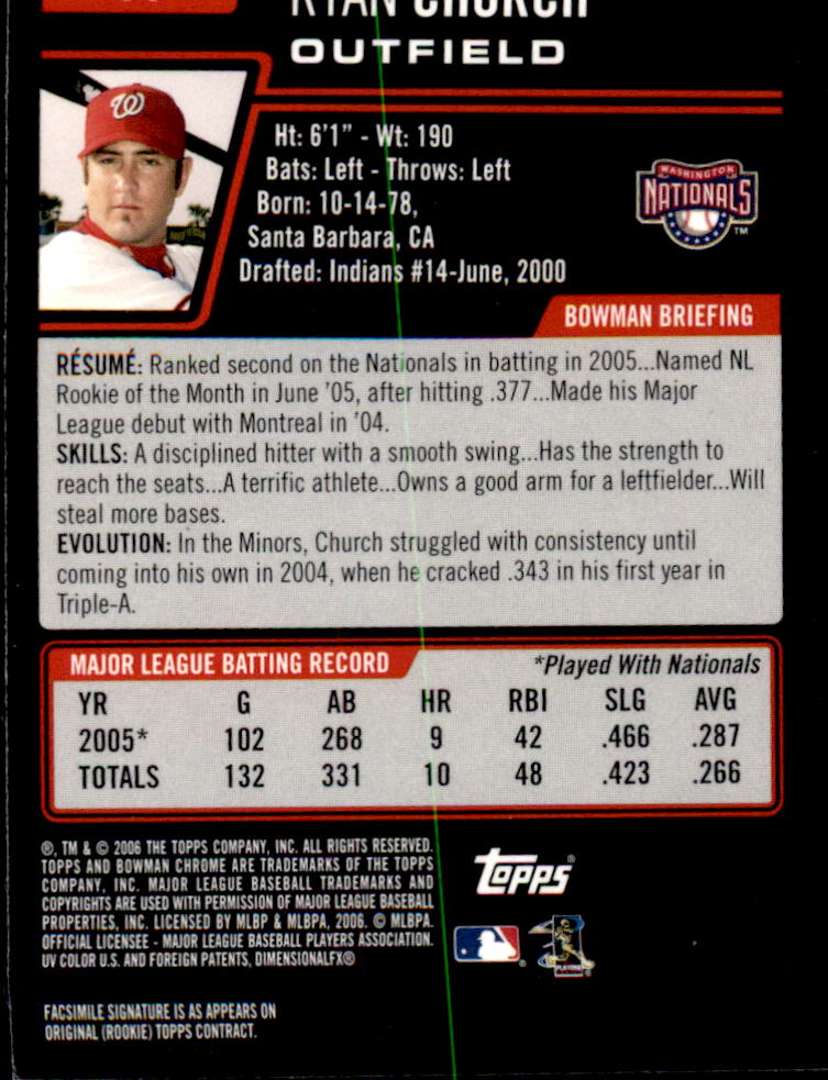 A2101- 2006 Bowman Chrome BB Cards 1-220 +Inserts -You Pick- 15+ FREE US SHIP - Picture 127 of 361