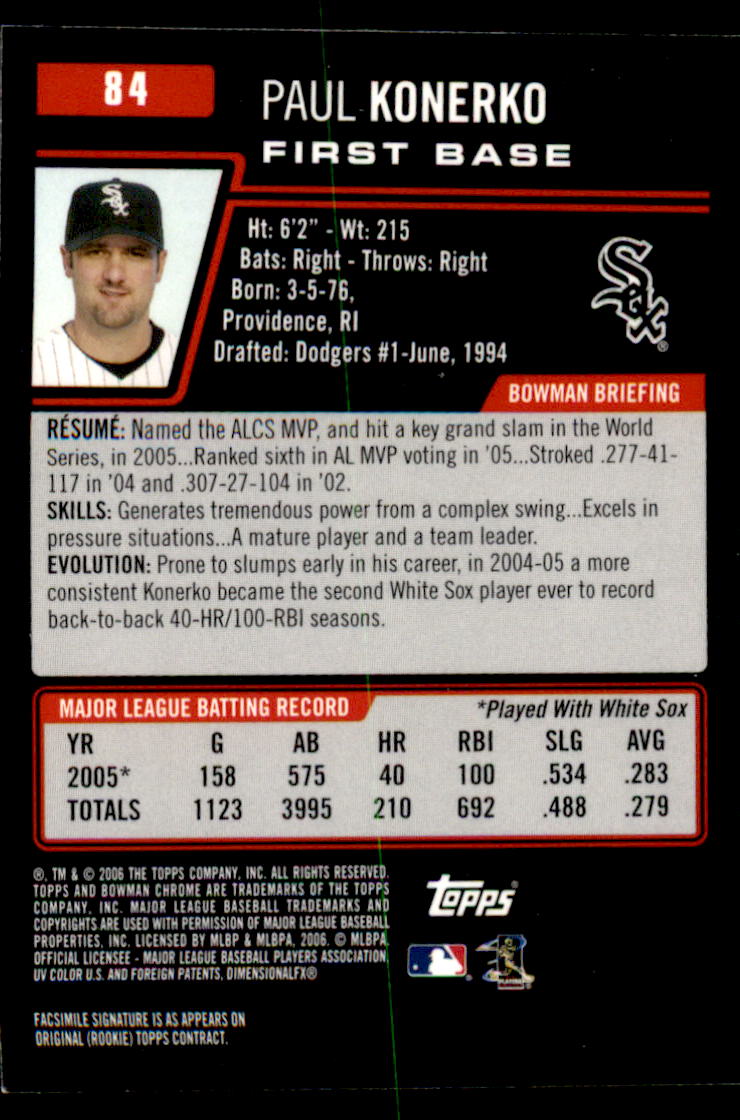 A2101- 2006 Bowman Chrome BB Cards 1-220 +Inserts -You Pick- 15+ FREE US SHIP - Picture 151 of 361