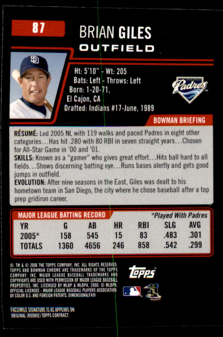 A2101- 2006 Bowman Chrome BB Cards 1-220 +Inserts -You Pick- 15+ FREE US SHIP - Picture 157 of 361