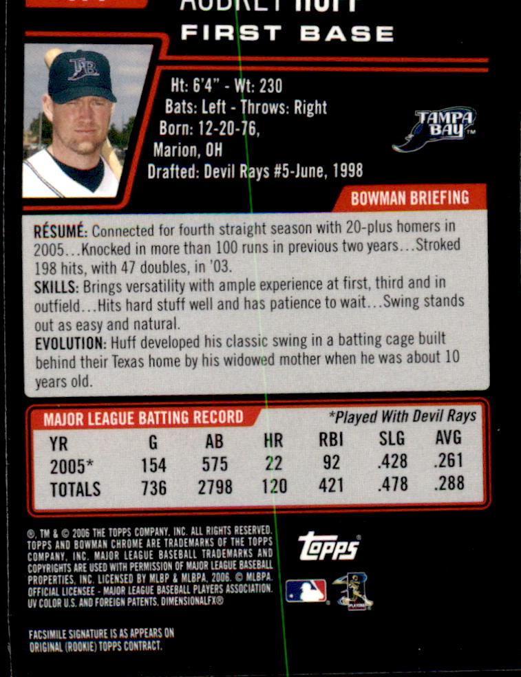 A2101- 2006 Bowman Chrome BB Cards 1-220 +Inserts -You Pick- 15+ FREE US SHIP - Picture 185 of 361