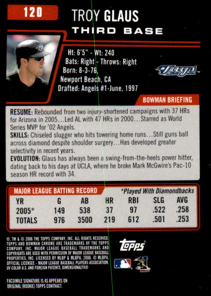 A2101- 2006 Bowman Chrome BB Cards 1-220 +Inserts -You Pick- 15+ FREE US SHIP - Picture 195 of 361