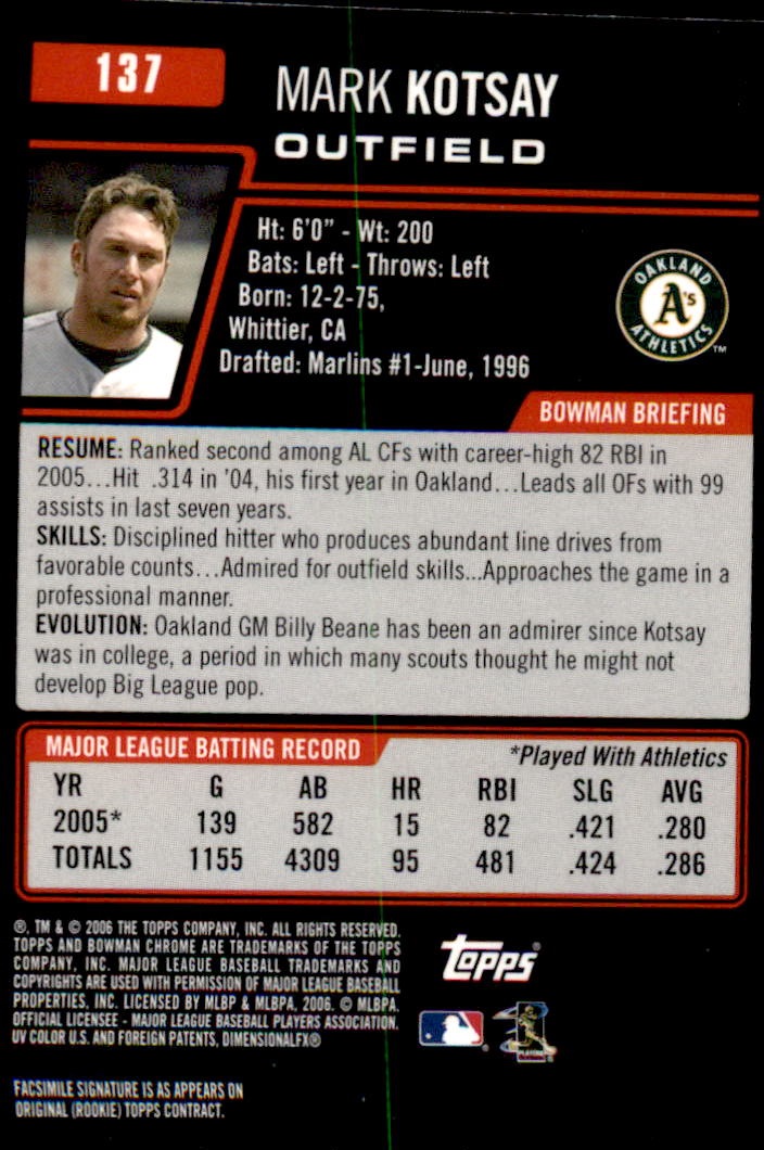 A2101- 2006 Bowman Chrome BB Cards 1-220 +Inserts -You Pick- 15+ FREE US SHIP - Picture 227 of 361