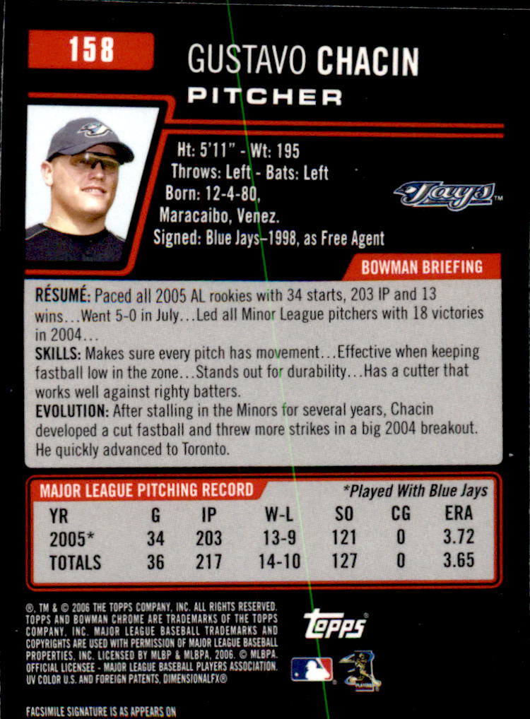 A2101- 2006 Bowman Chrome BB Cards 1-220 +Inserts -You Pick- 15+ FREE US SHIP - Picture 261 of 361