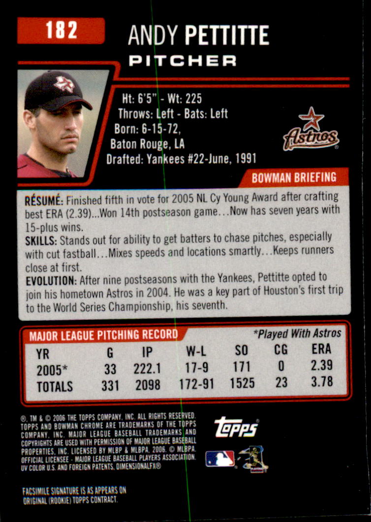 A2101- 2006 Bowman Chrome BB Cards 1-220 +Inserts -You Pick- 15+ FREE US SHIP - Picture 305 of 361