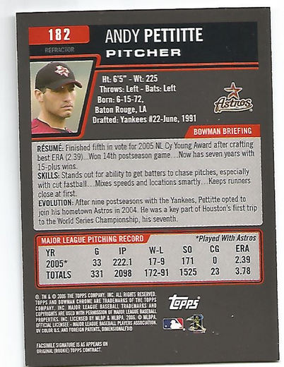 A2101- 2006 Bowman Chrome Insert +Parallel Cards -You Pick- 15+ FREE US SHIP - Picture 211 of 253