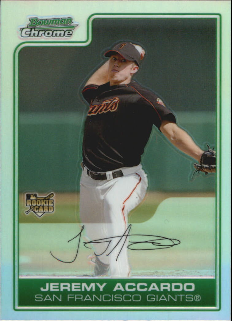 A2101- 2006 Bowman Chrome Insert +Parallel Cards -You Pick- 15+ FREE US SHIP - Picture 232 of 253
