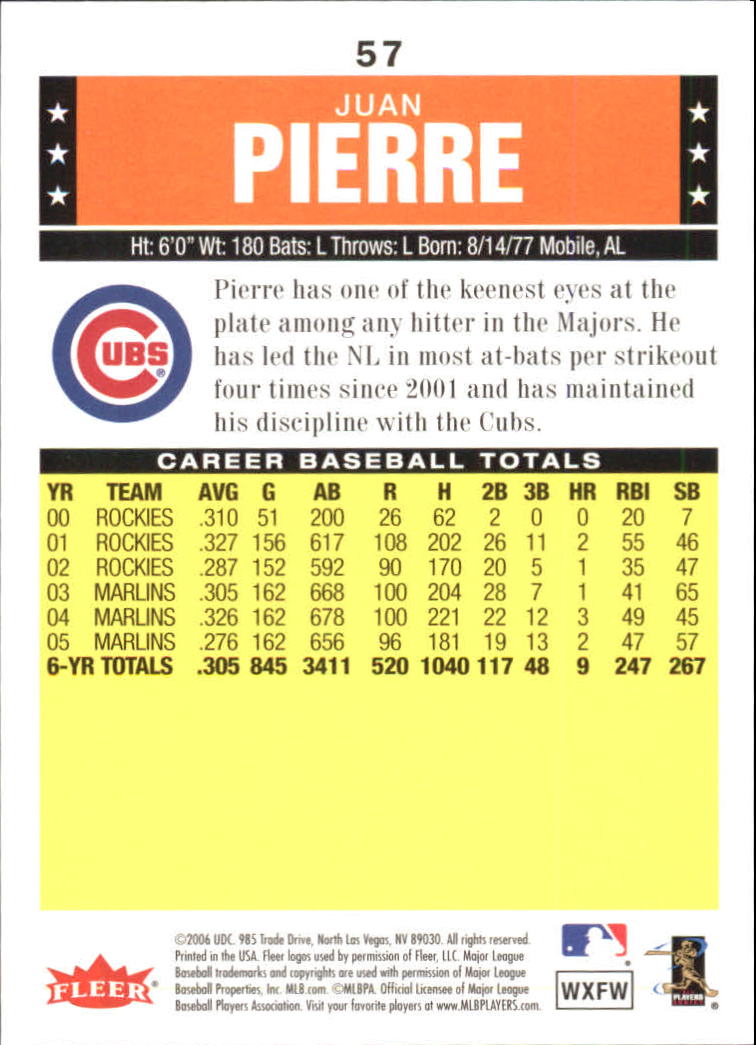 A1539- 2006 Fleer Tradition Baseball Card #s 1-200 -You Pick- 15+ FREE US SHIP - Picture 97 of 364