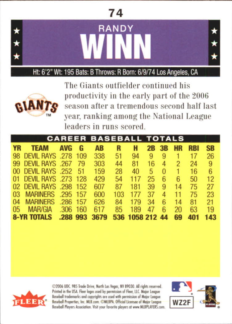 A1539- 2006 Fleer Tradition Baseball Card #s 1-200 -You Pick- 15+ FREE US SHIP - Picture 131 of 364