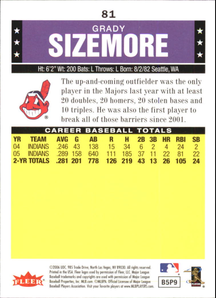A1539- 2006 Fleer Tradition Baseball Card #s 1-200 -You Pick- 15+ FREE US SHIP - Picture 142 of 364