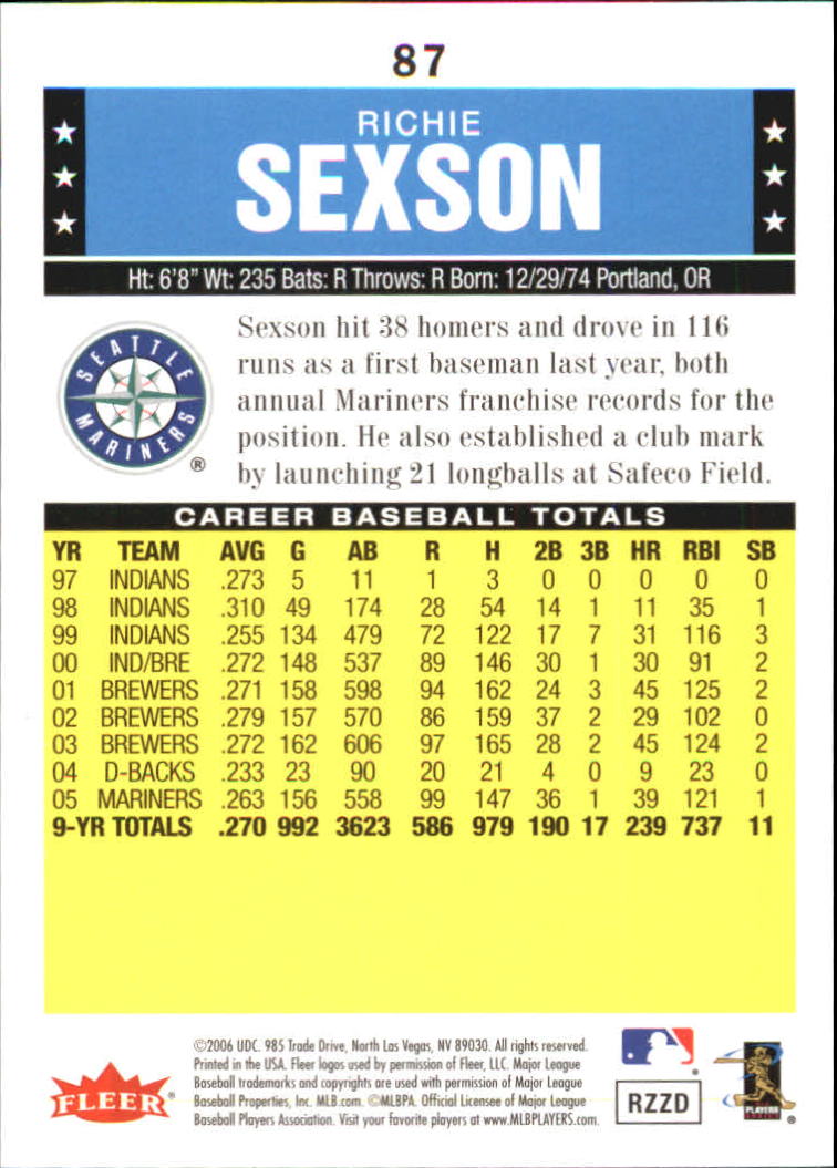 A1539- 2006 Fleer Tradition BB #s 1-200 +Rookies -You Pick- 15+ FREE US SHIP - Picture 150 of 364